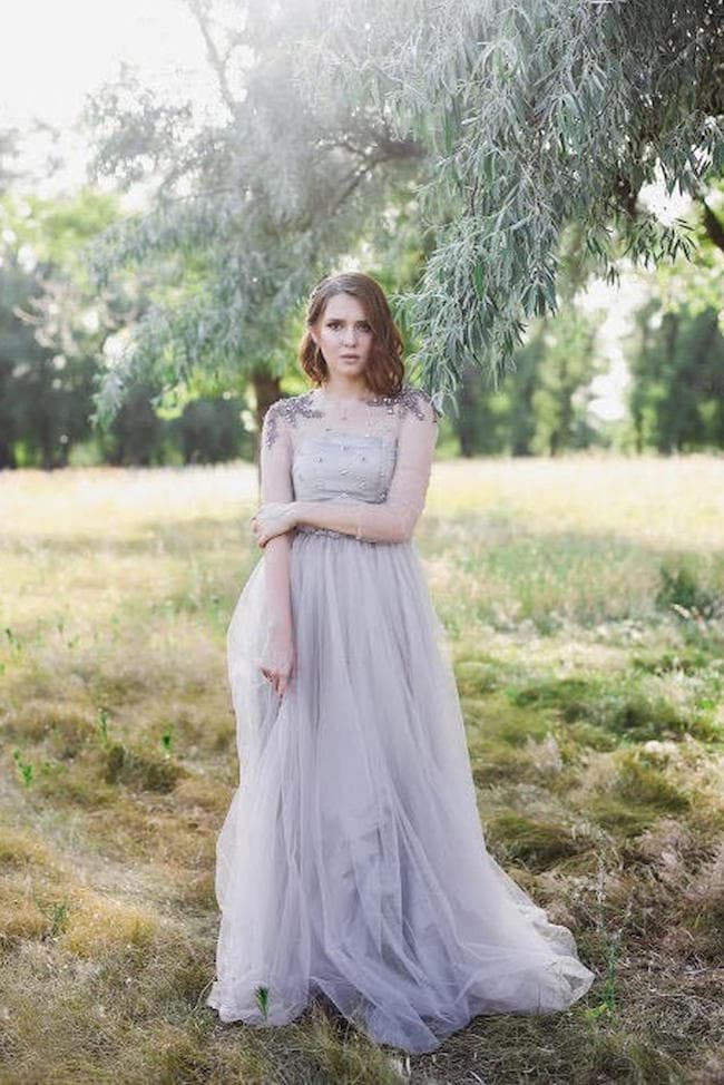 Purple Wedding Dress by VICTORIA SPIRINA