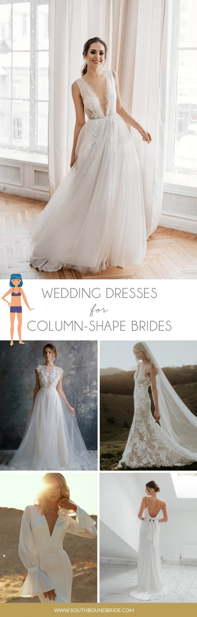 Wedding Dress For Banana Body Shape